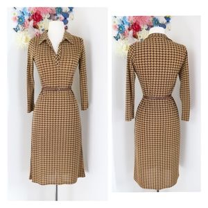 PSSSY LES POSSEDES (PARIS) Houndstooth Dress